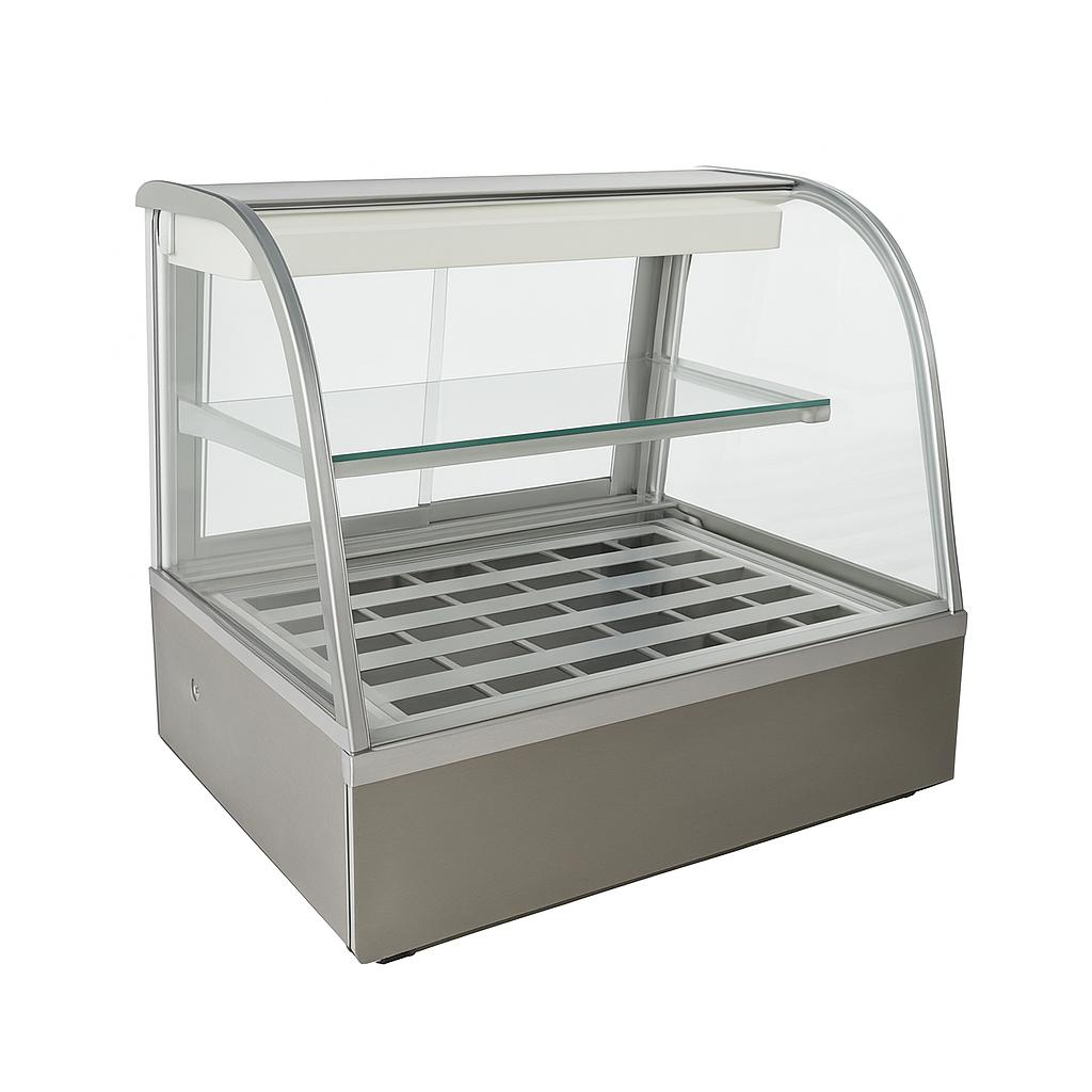 VITRINE EXPOSITORA SOBREPOR VIDRO RETO OU CURVO