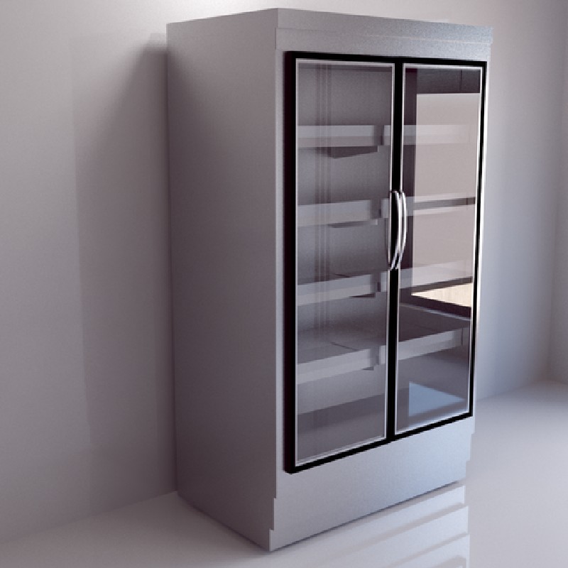 Refrigerador horizontal porta de vidro