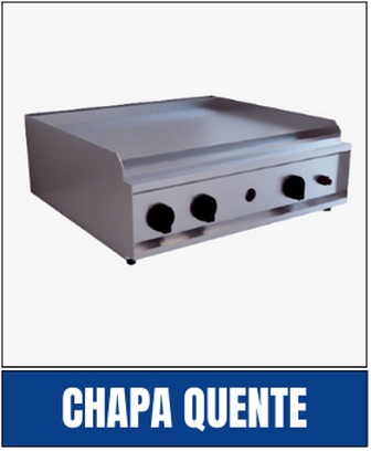 Chapa quente à gas